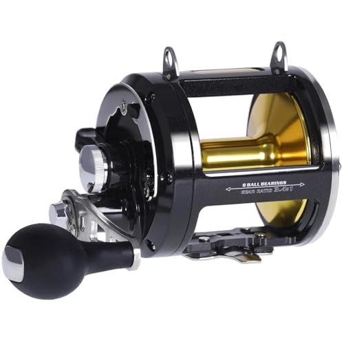 SAMOLLA Deep Sea Fishing Reel 66Lb Max Drag Baitcasting Fishing Reel Freshwater Saltwater Inshore Surf Trolling Reel Ocean Conventional Reel for Tuna Sailfish Swordfish TG12000