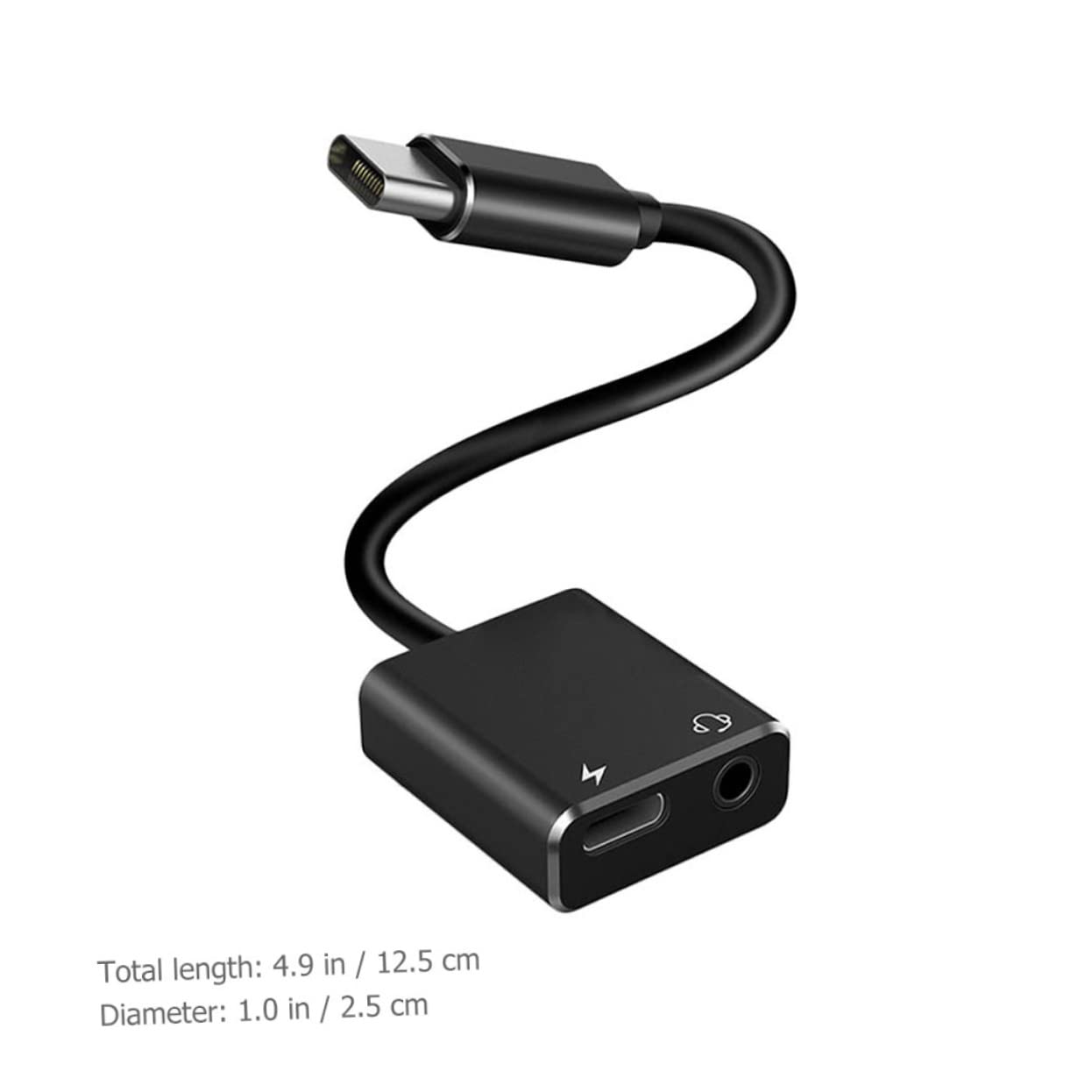 Mikikit 4pezzi Adattatore Usb c Con Caricatore Convertitore Headphone Splitter Compatibile Per Smartphone e Design Compatto e Leggero Trasmissione Audio Chiara e Efficiente