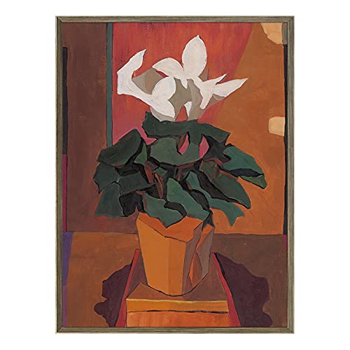 Affiche et impressions pour salon moderne avec grande plante verte 70x100
