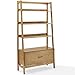 Crosley Furniture Landon 3-Piece Bookshelf Etagere Set, Bookcase with Shelves and File Drawers, Acorn