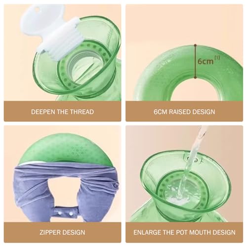 Bolsa de agua caliente en forma de U para calmar el dolor cervical 2