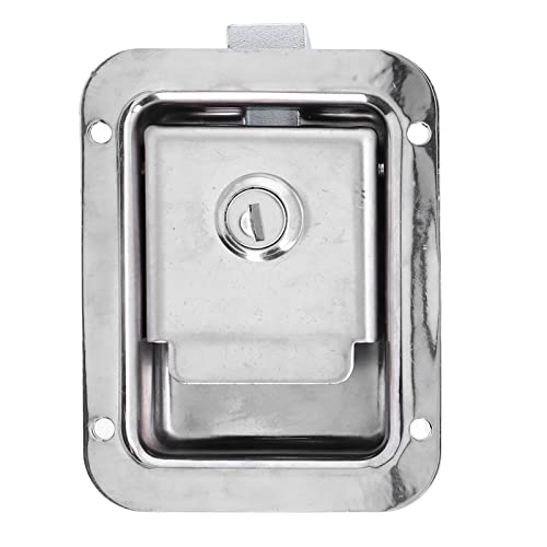 304 In Acciaio Inox Pagaia Porta Fermo Cassetta Degli Attrezzi Serratura Montaggio A Filo Con 2 Chiavi Per Rimorchio Camion Dei Pompieri Camion Cassette Degli Attrezzi