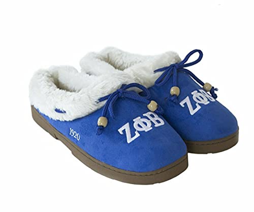 Sorority New Cozy Slipper (X-Large) Blue, White
