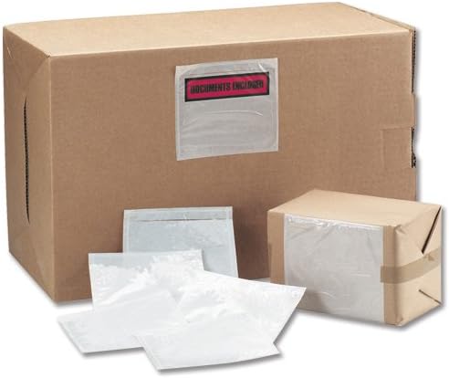 Tenzalope Packing-list Envelopes Polythene A7 Documents Enclosed 113x94mm Ref A72/250 [Pack of 250]