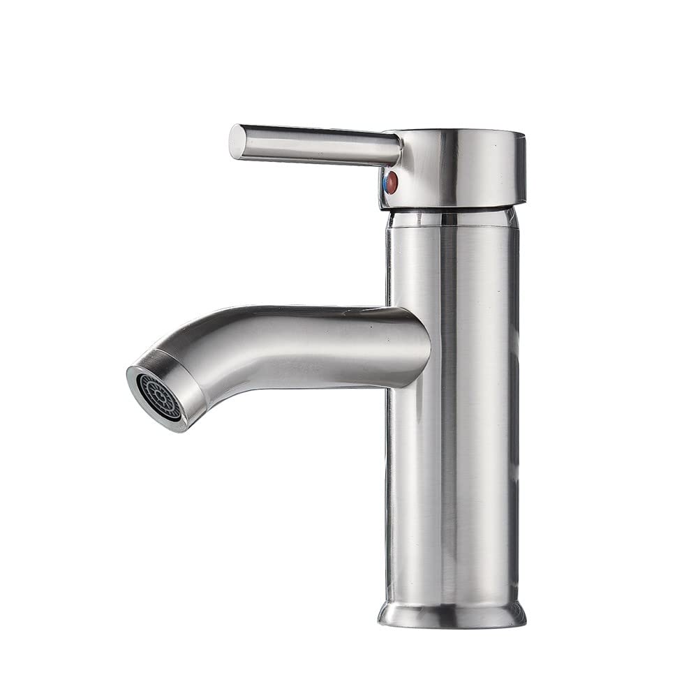 Mitigeur lavabo froid chaud monotrou avec réglage fluide de température