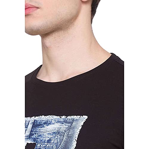 Image of Spykar Men's Solid Slim Fit T-Shirt