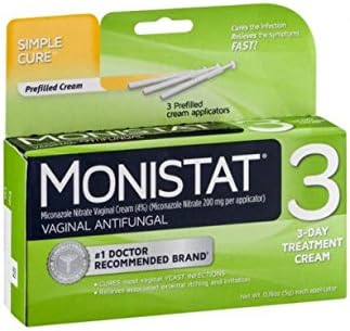 Monistat 3 Cream Combination Pack with Prefilled Applicators - 0.54 Oz