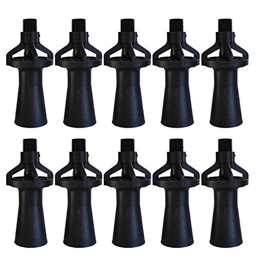 4Spray Eductor Nozzle - NPT Fluid Mixing Eductors - Glass Reinforced Polypropylene - Minimal Maintenance and Clog Resistant Tank Mixing Agitation Nozzles - 1/4 inch (10 Count)