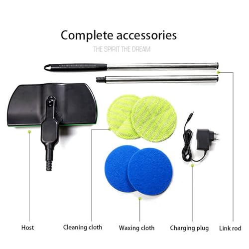 DFANCE Cordless Electric Floor Mop, Scrubber and Polisher Machine, Spinning Cleaner Vacuum, Electric Mops for Home Cleaning, Floor Buffer Polisher with Replacement Pad - Image 4