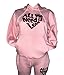 Kids Girls Tracksuit All We Need Is Love 2-Piece Hoodie and Joggers 7-14 Years (US, Age, 9 Years, 10 Years, Pink)