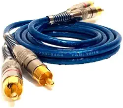 Cabo Rca Tech One 1 Metro Dupla Blindagem Cobre Blindado 1m