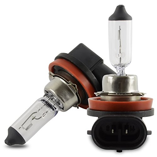 Safego H11 Halogen Headlight Bulb - 12V 55W, High/Low Beam Fog Light Replacement,Halogen Light Bulbs,DOT Compliant,Universal Lighting Accessories for Cars,Pack of 2