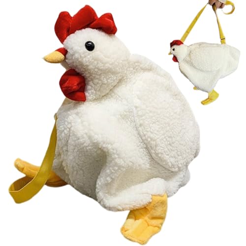 Sac de poulet cross-body avec fermeture éclair lisse pour ranger vos affaires avec humour