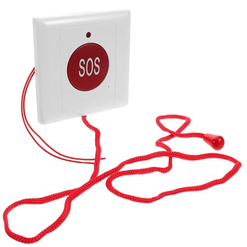 PERSELOSO Botón de Llamada de Emergencia Cordón para Ancianos, Aparato de Teleasistencia Portátil, Botón de Parada de Emergencia para Hogar, Viajes y Exteriores, Timbre de Ayuda Rápida PERSELOSO Botón de Llamada de Emergencia Cordón para Ancianos, Aparato de Teleasistencia Portátil, Botón de Parada de Emergencia para Hogar, Viajes y Exteriores, Timbre de Ayuda Rápida