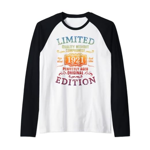 Cumpleaños 1921 Edición limitada Regalo Usado Grunge Vintage Camiseta Manga Raglan