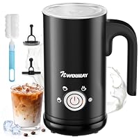 Montalatte Elettrico 4 in 1 300ML per Caldo e Freddo Schiuma di Latte