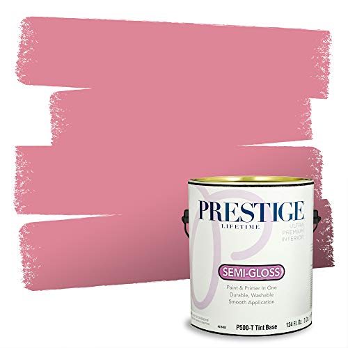 Review Product Prestige Interior Paint and Primer in One, Vinyl Pink, Semi-Gloss, 1 Gallon