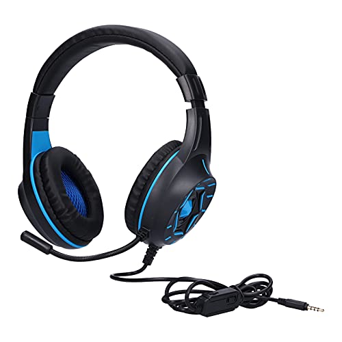 214 Casque de Jeu Filaire avec Microphone, Casque de Jeu à Réduction de Bruit avec Prise Audio 3,5 Mm Compatible pour PC, pour Manette PS4, pour Manette Xbox One, Etc Cover