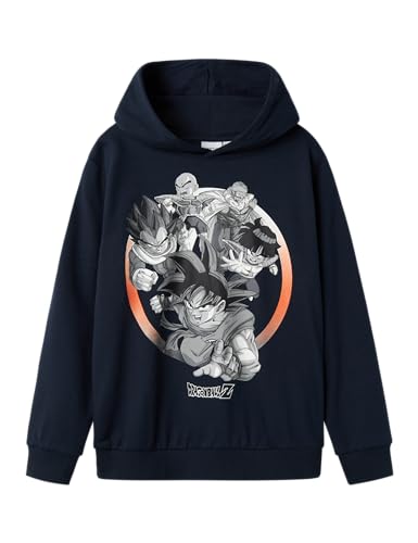Sweat Dragon Ball Name It en maille souple bleu marine pour garçon de 116 cm