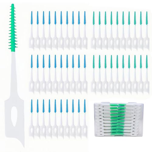 Image of 300 Pack Dual-Use Interdental Brushes,Disposable Dental Picks