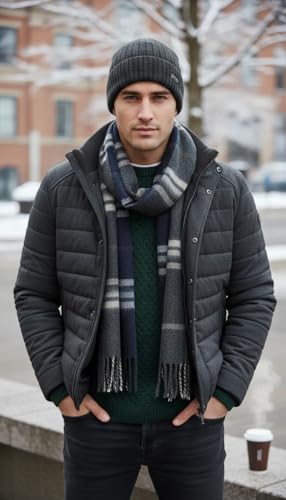 Eisglut Czapka męska Milang Merino Made in Germany, antracytowy, Rozmiar uniwersalny