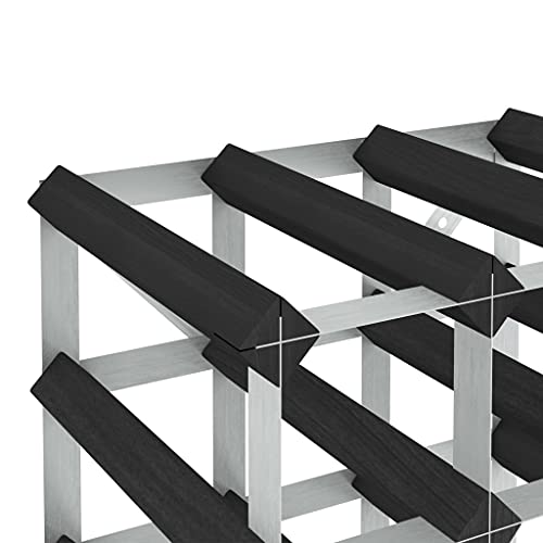 Soporte para vino de madera maciza para 42 botellas miniatura 3