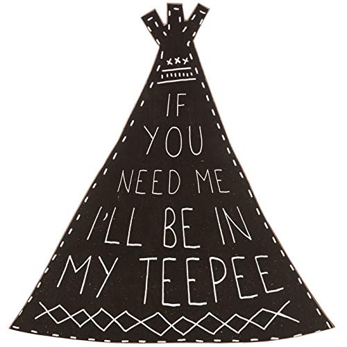 I'll Be In My Teepee Wood Wall Decoration Boys Room Kids Decor