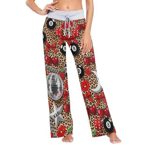 Pantalon de pyjama pour femme confortable contre le froid hivernal en taille S