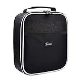Tirrinia Insulated Kids Lunch Box Back to School, Portable Small Lunch Bag for Office Work Picnic, Reusable Compact Lunchbox Cooler Bag for Boys, Adults,Black