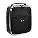 Kato Thermal Insulated Lunch Bag Cooler Tote, Outdoor Sports Portable Lunchbox with Dual Zipper Closure and Front Pocket for Men and Women, Black