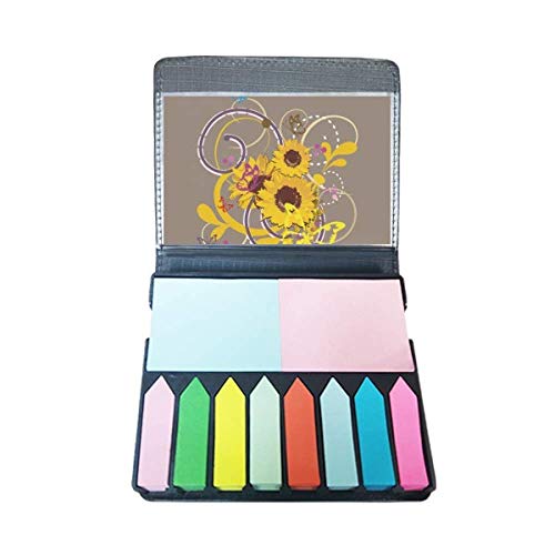 Tournesol autocollant illustration pour marqueur et couleur de page