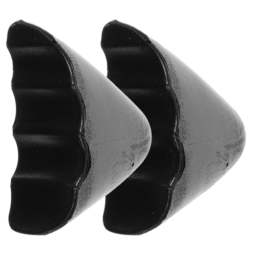 MALUGOGO 1 par de insertos ajustables para los dedos del pie de los zapatos, de poliuretano, cómodos y suaves, color negro, para zapatos deportivos y botas