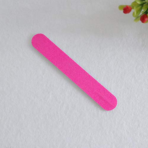 Npkgvia Manicure Tool Grit Nail File Solid Color Sandpaper Sandpaper File Nail Buffer For Acrylic Nails (Blue,Pink, One Size) #TOP3