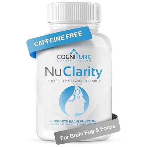 NuClarity - Premium Nootropic Brain Supplement - Focus, Energy, Memory Booster - Mental Clarity & Cognitive Support - Ginkgo Biloba, Bacopa Monnieri, Alpha-GPC, Phosphatidylserine, Rhodiola Rosea Cover