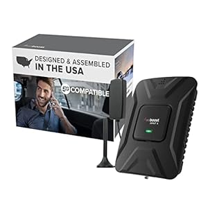 weBoost Drive X – Vehicle Cell Phone Signal Booster | 5G & 4G LTE | Magnetic Roof Antenna | Boosts All U.S. Carriers – Verizon, AT&T, T-Mobile | Made in the U.S. | FCC Approved (model 475021)