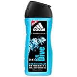 Gel de Ducha y champú Lote de 3 Gel de ducha Adidas Ice Dive – 3 x 250 ml