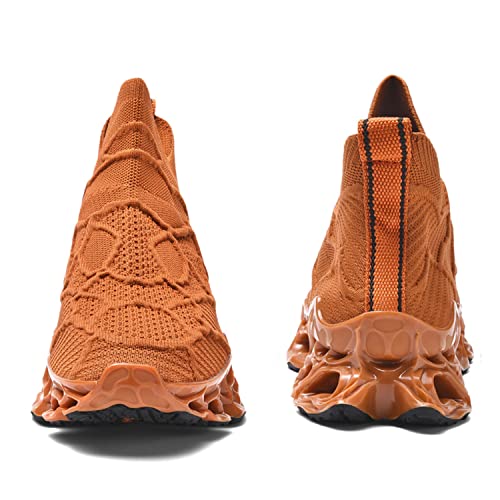 Image of Poramea Mens Slip on Loafers Walking Tennis Shoes Laceless Running Blade Sneakers Mesh Trail Jogging Casual Athletic