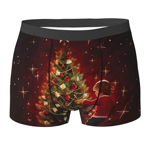 TYANG Calzoncillos tipo bóxer luminosos con árbol de Navidad para hombre uso diario comodidad elástico algodón absorbe la humedad, negro, XXL, negro sc, XXL, SC negro, XXL | Ya disponible en tu tienda friki favorita! En mundofriki.es! TYANG Calzoncillos tipo bóxer luminosos con árbol de Navidad para hombre uso diario comodidad elástico algodón absorbe la humedad, negro, XXL, negro sc, XXL, SC negro, XXL | Ya disponible en tu tienda friki favorita! En mundofriki.es!