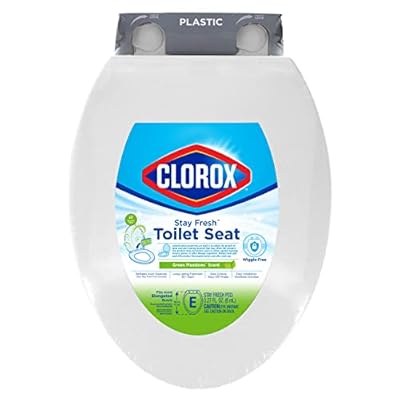 Clorox Elongated Scented Plastic Toilet Seat with Easy-Off Hinges