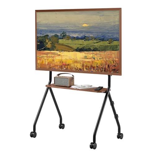 ECOTINY TV-Ständer Rollbarer für 49-80 Zoll Fernseher, 50 kg Tragkraft,...