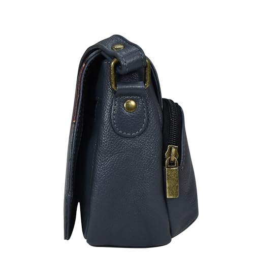 Image of Anna by Anuschka Women's Crossbody Saddle Bag