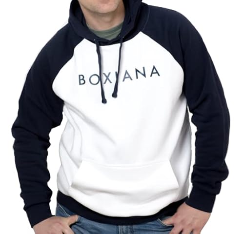 BOXIANA Hoodie White Blue (S) Cover
