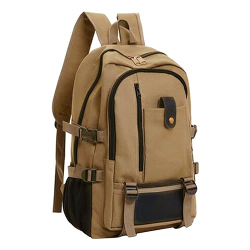 Men's Bookbag, Gym Backpack, Sports Backpack, Professional Laptop Backpack - Gym Backpack Business Laptop Backpack Simple Backpacks, khaki, Se référer au descriptif