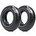 2 PCS 2.80/2.50-4 Replacement Inner Tubes with TR87 Bent Valve Stem Compatible with Wheelbarrows, Mowers, Hand Trucks and More 2.80-4, 2.50-4 Tire Tubes
