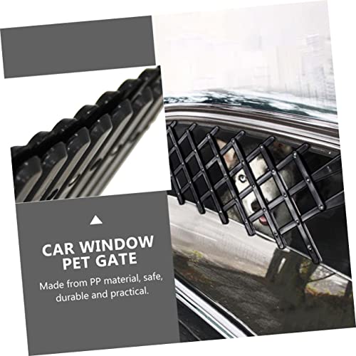 Milisten 2 peças de cerca para animais de estimação, cerca de porta de carro, proteção de janela de