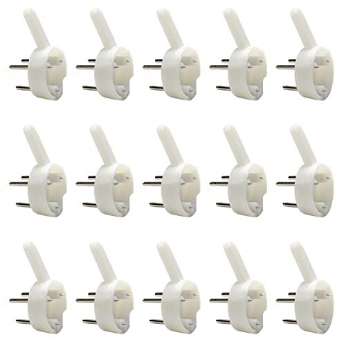Image of Aicosineg Hardwall Hanger Mount Non-Mark Hook Photo Picture Frame Hanger for Fasteners Wooden Doors Concrete Hooks Wall Wallpaper Walls Hardware White Tone 80pcs