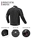 BORLENI Motorradjacke Denim Herren Motorrad Jeansjacke mit Protektoren Atmungsaktiver Panzerschutz Hochglanz Reflektierend für Frühling Sommer Herbst