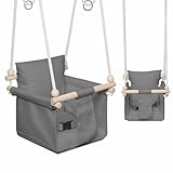 ✔ La baby swing MAMOI est fabriquée avec les meilleurs matériaux écologiques. Le matériau n'a pas été teint et n'a jamais été en contact avec des détergents irritants. Tous les éléments en bois de hêtre massif sélectionné n'ont pas été vernis et sont toujours finis avec la plus grande précision. Le dos de votre enfant est également protégé par un dossier surélevé.