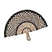 Hand Weaving Straw Fan Grass Hand Cooling Refreshing Color Lover Wall Decoration Fashionable Gift
