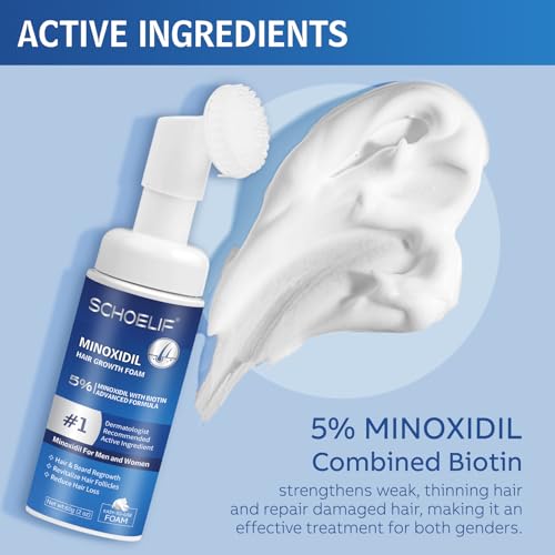5% Minoxidil Foam 1PCS, Minoxidil for Men Foam, Minoxidil for Women Hair Growth, Minoxidil Foam for Men, Minoxidil Foam for Women.